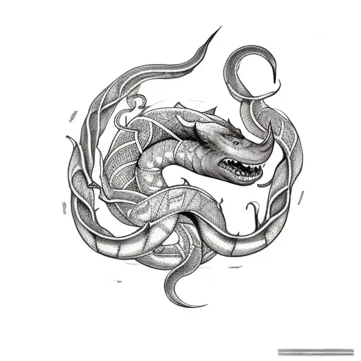 Jörmungandr Tattoo tattoo design idea