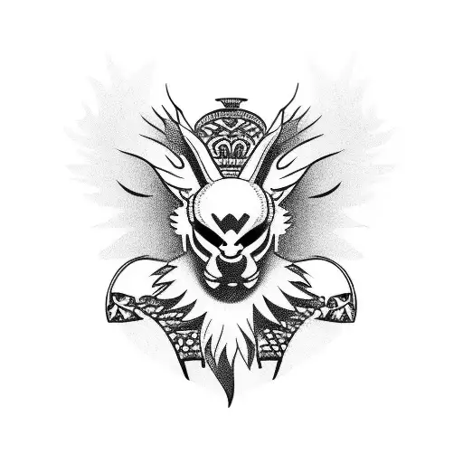 gargola tattoo design idea