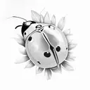  ladybird  tattoo design idea