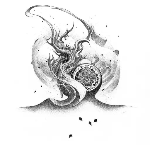 pleasure happiness temptation risk-taking tattoo design idea