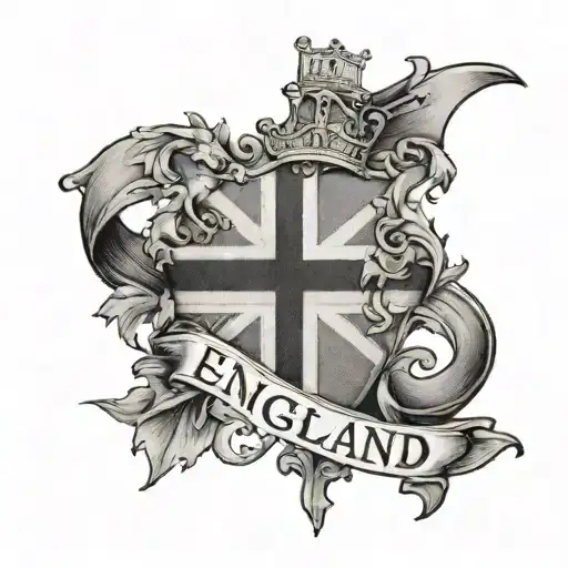 Made in england tattoo designs hotsell