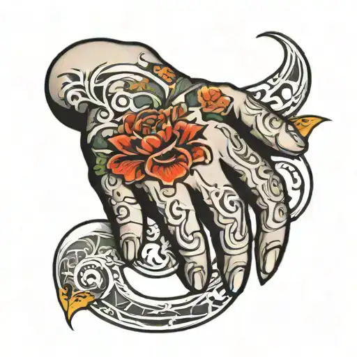 god hand tattoo tattoo design idea