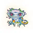 gecko tattoo design idea