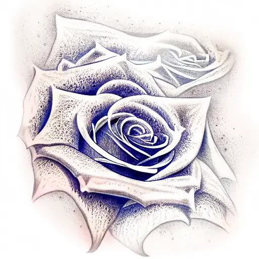 Rose Chelsea FC logo tattoo design idea