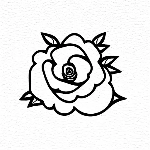 litterbox scoop with flowers  tattoo design idea