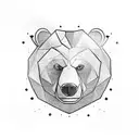 Dancing Kodiak bear tattoo design idea