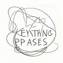 everything passes tattoo design idea