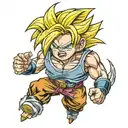 dragon Ball z trunks tattoo design idea