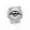 eye of ra tattoo design idea