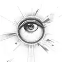 eye of ra tattoo design idea