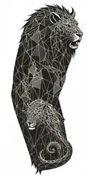 chimera tattoo design idea