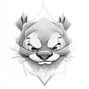 libro con Simba, timón, mushu y stich saliendo de él tattoo design idea