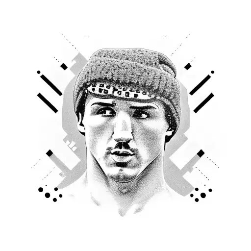 rocky balboa tattoo design idea