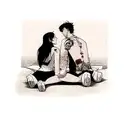 couple tattoo tattoo design idea