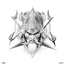 slavic gods and warriors tattoo design idea