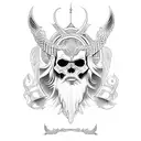 slavic gods tattoo design idea