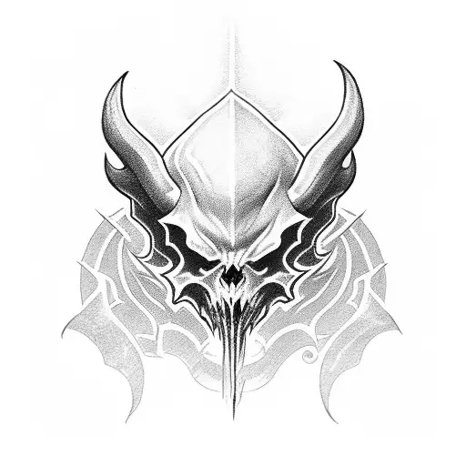 diablo from diablo 3 tattoo design idea