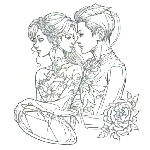 deep matching couple tatto idea tattoo design idea