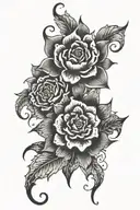 Medium sized inner forearm tattoo design idea