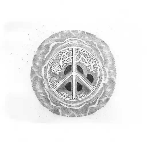 japanese kanji for peace tattoo design idea
