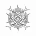 written peace kanji tattoo design idea