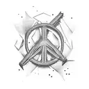 peace kanji tattoo design idea