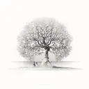 eco sustentable, arbol ceiba tattoo design idea