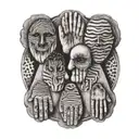 family tattoo containing portions of the fingerprints of all 5 family members  tattoo design idea
