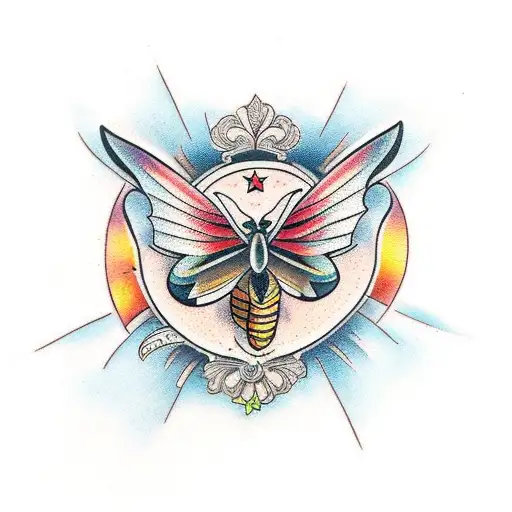 mariposa  tattoo design idea