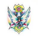 mariposa  tattoo design idea