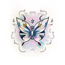 mariposa  tattoo design idea