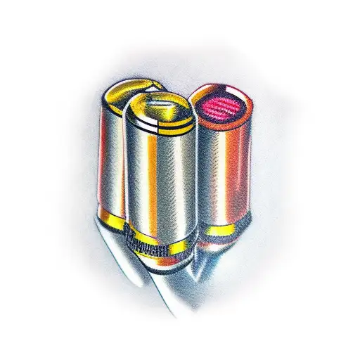 shotgun shell tattoo design idea