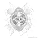 fase lunar  tattoo design idea