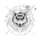 fase lunar  tattoo design idea