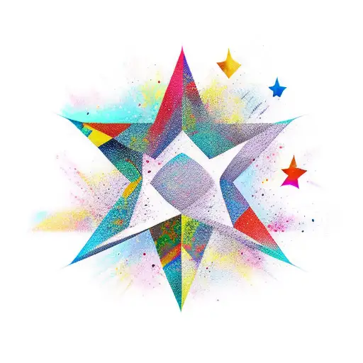 David star  tattoo design idea