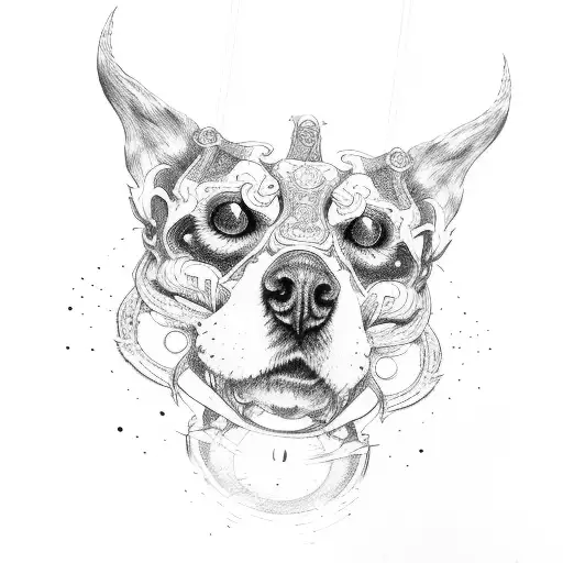 Cerberus  tattoo design idea