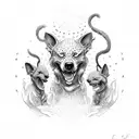 Cerberus  tattoo design idea