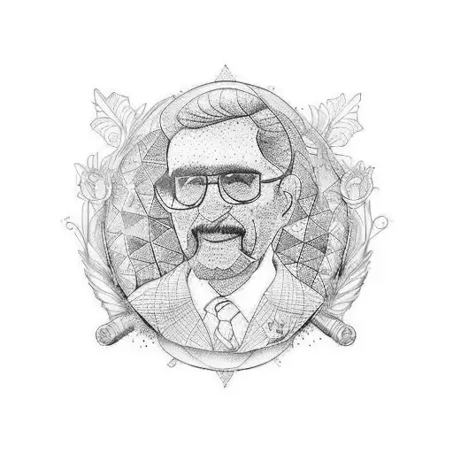 qie aparezca el nombre "Alejandra del Carmen Parisotto", "Guillermo Antonio Decima" y la bandera de la Nacion Argentina. tattoo design idea