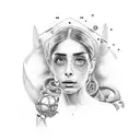 qie aparezca el nombre "Alejandra del Carmen Parisotto", "Guillermo Antonio Decima" y la bandera de la Nacion Argentina. tattoo design idea