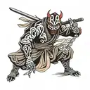 Darth maul Hondo Ohnaka tattoo design idea