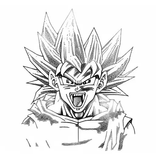 Dragon Ball z tattoo design idea
