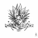 Dragon Ball z tattoo design idea