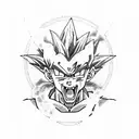 Dragon Ball z tattoo design idea