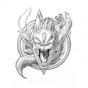 Dragon Ball z tattoo design idea