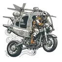 helicopter pilot    tattoo design idea
