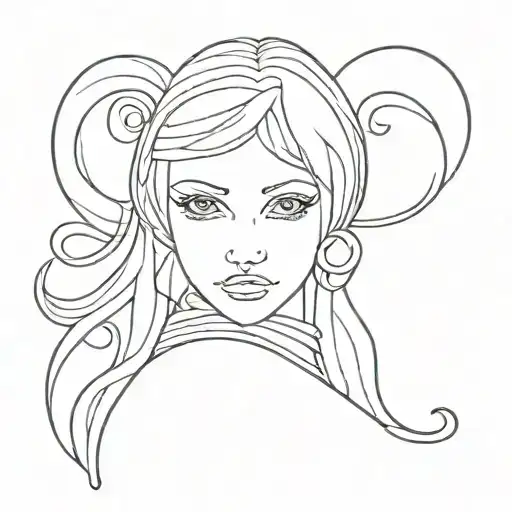 Fineline abba tattoo design tattoo design idea