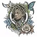 999 juice wrld tattoo design idea