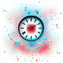 melting clock make it count tattoo design idea