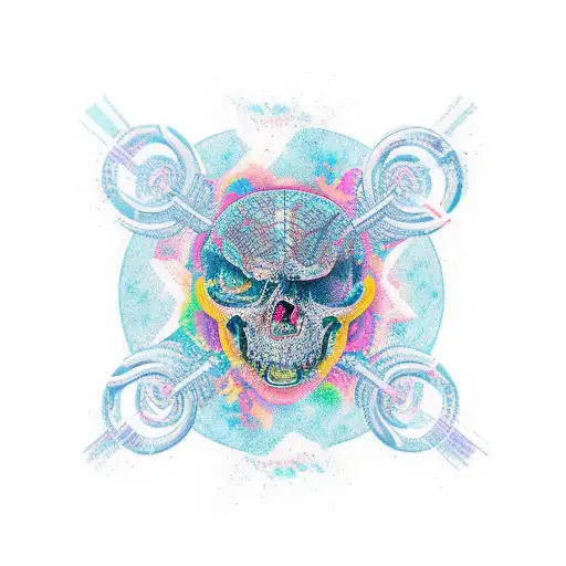 loner psy trance traveller motivated on biceps tattoo tattoo design idea