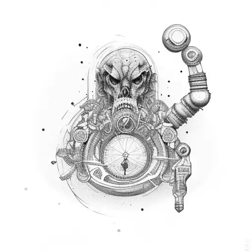 loner psy trance traveller motivated on biceps tattoo tattoo design idea